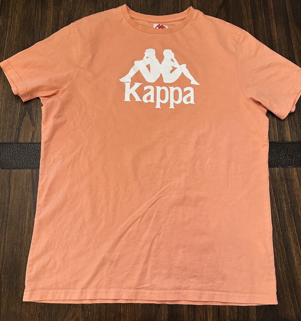 Peach Kappa Short Sleeve T-Shirt —Size XL